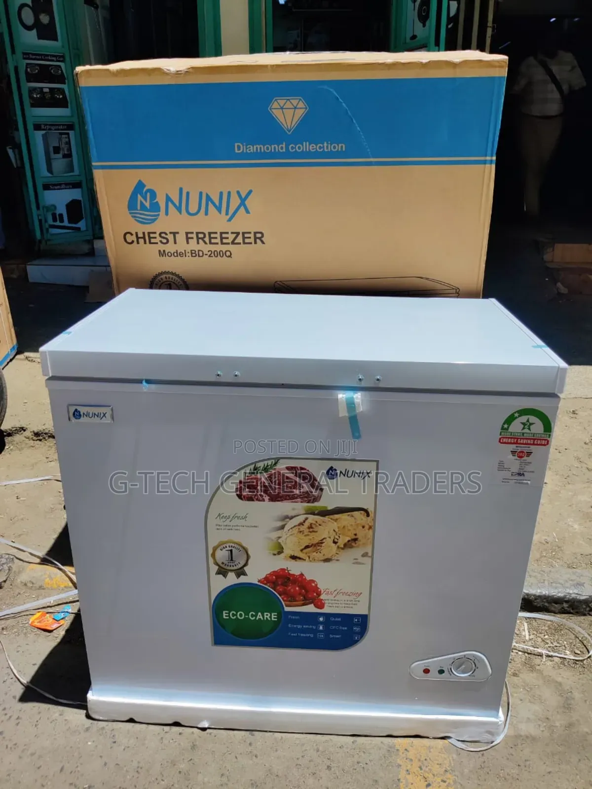 Chest Freezer! Nunix Extra Large 200l Chest Freezer