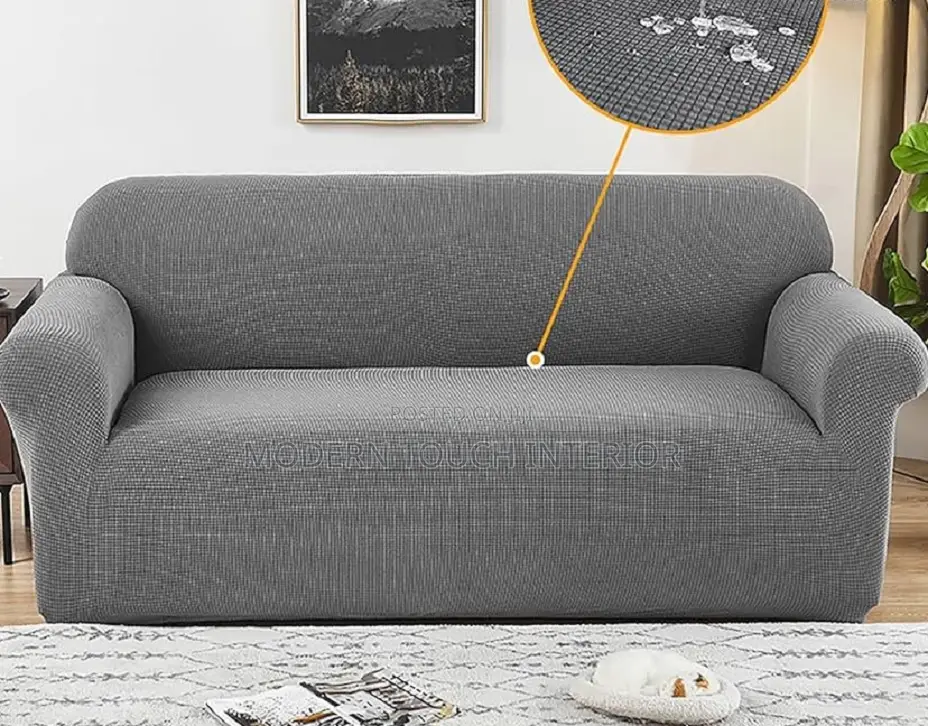 3 Seater Plain Sofa Cover