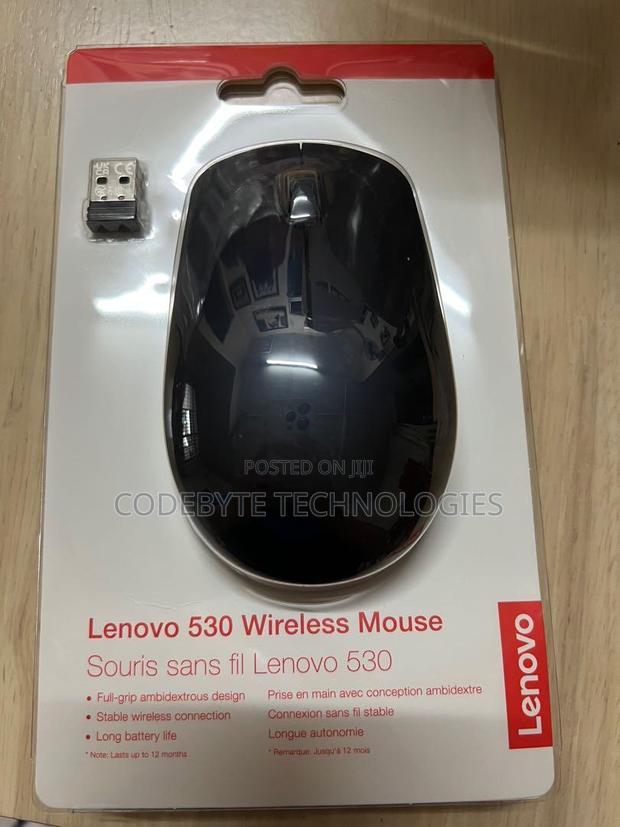 Lenovo 530 Wireless Mouse (Graphite) 530 With Battery - main view