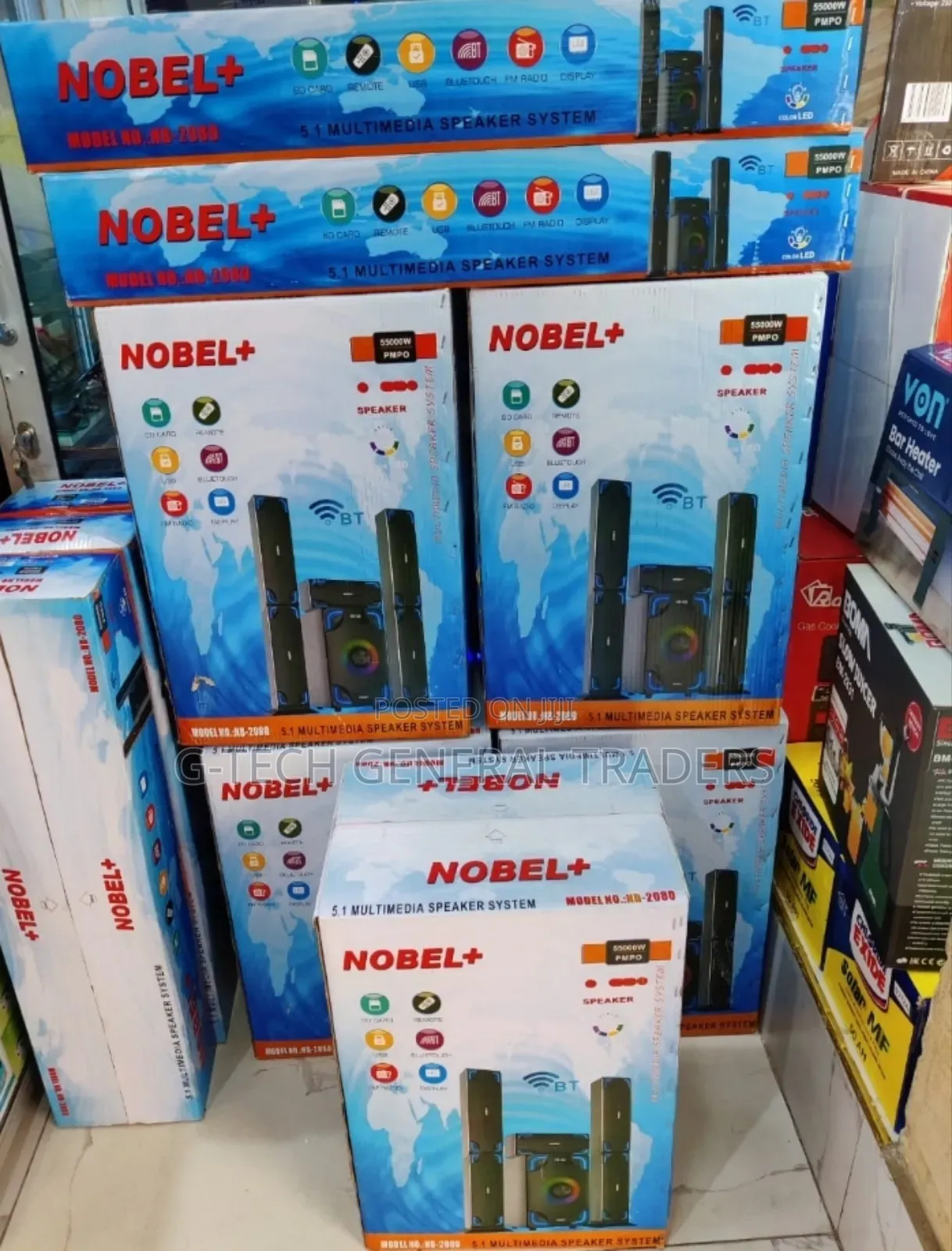 Nobel Home Theater 5.1 Nb2080 System