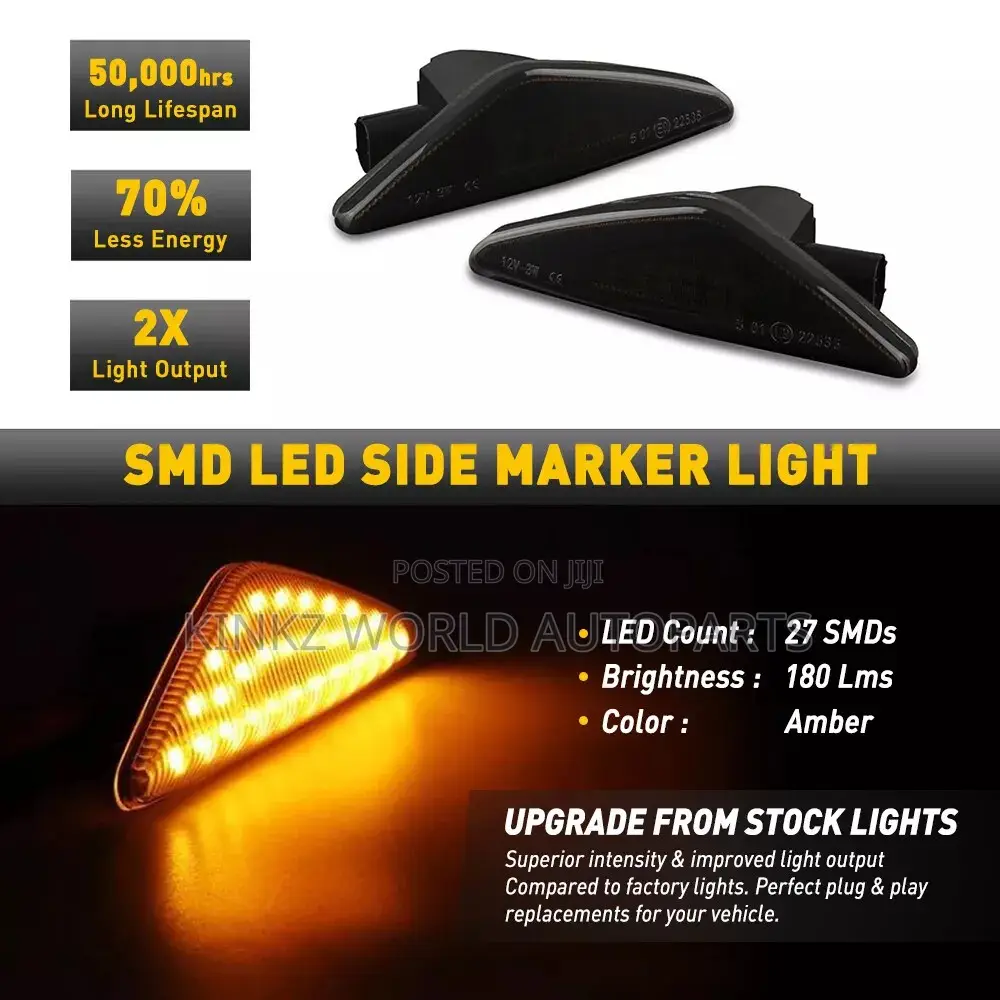 BMW X5 E70 X6 E71 F25 Led Side Marker Turn Signal Indicator