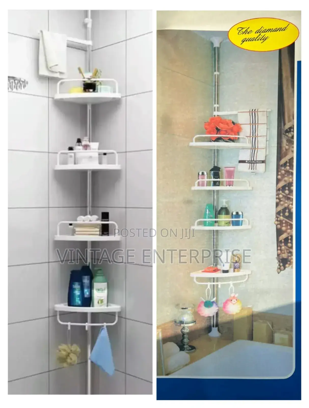 Bathroom Corner Shelf Organizer