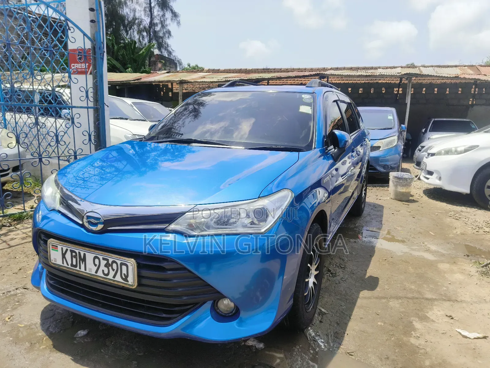 Toyota Corolla Fielder 2017 Blue