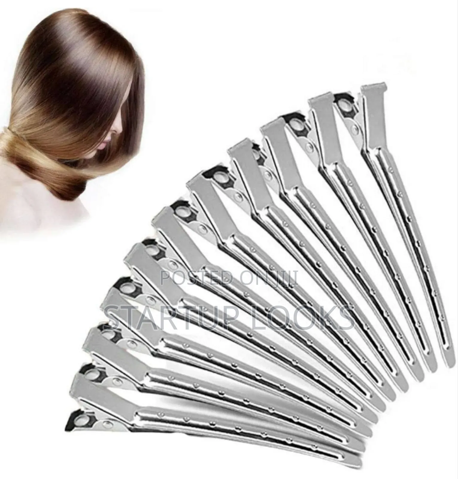 12pcs Metal Hair Styling Clips