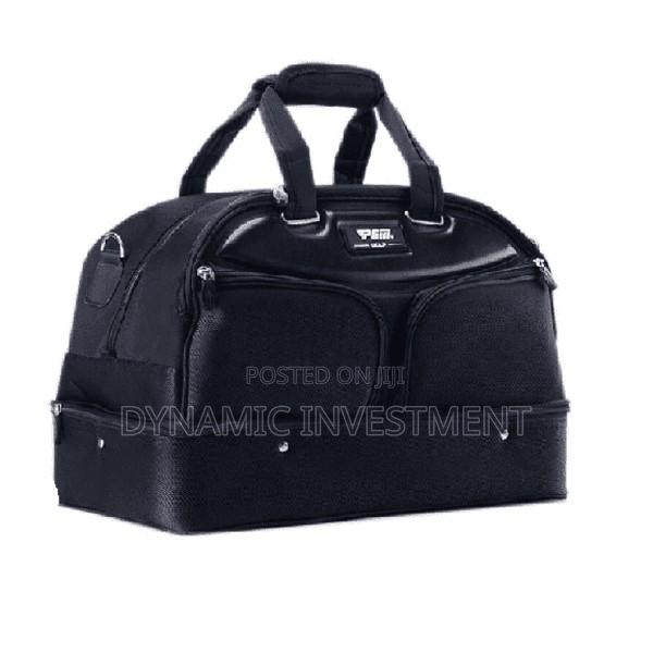 PGM Boston Holdall With Shoe Compartment (Black / Black) - thumbnail 2