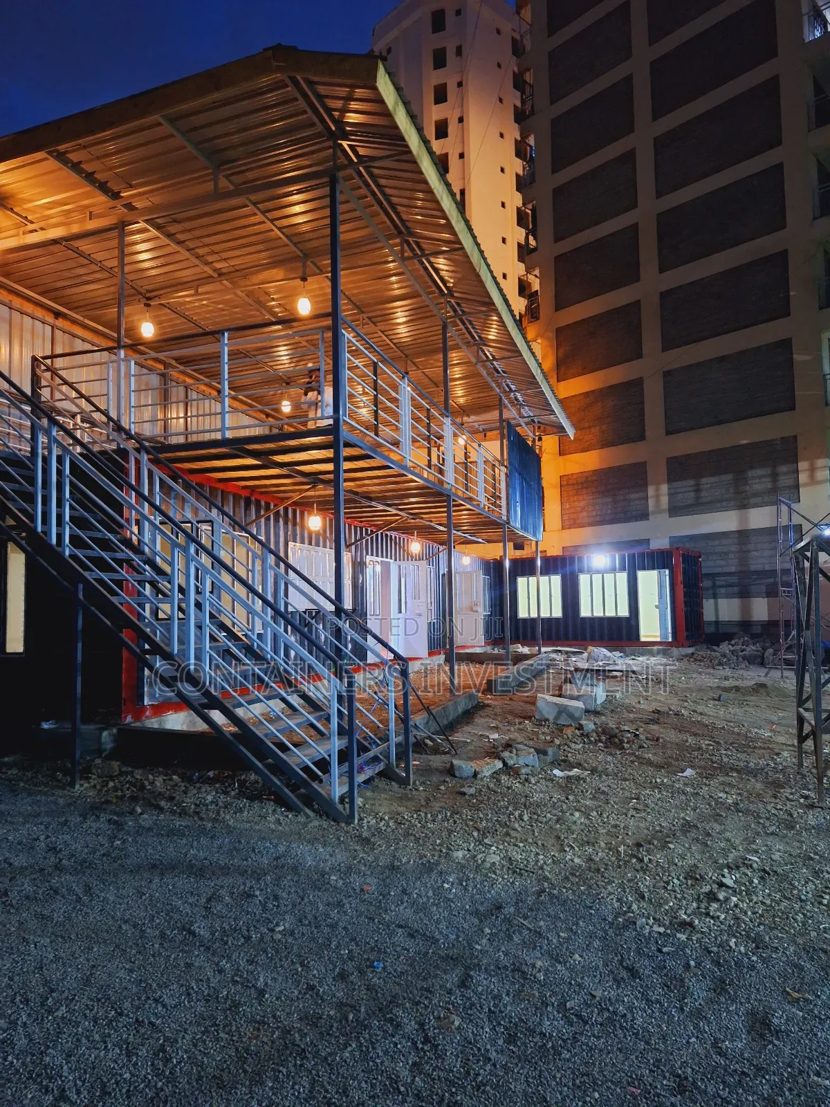 Container Restaurant Delivered by Container Investment Kenya