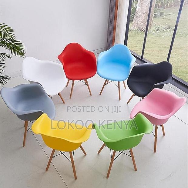 Low Back Chairs: Bistro Stylish Eames Study Chair - thumbnail 4