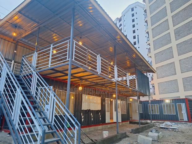 Shipping Container Restaurant Almost Completed - thumbnail 3