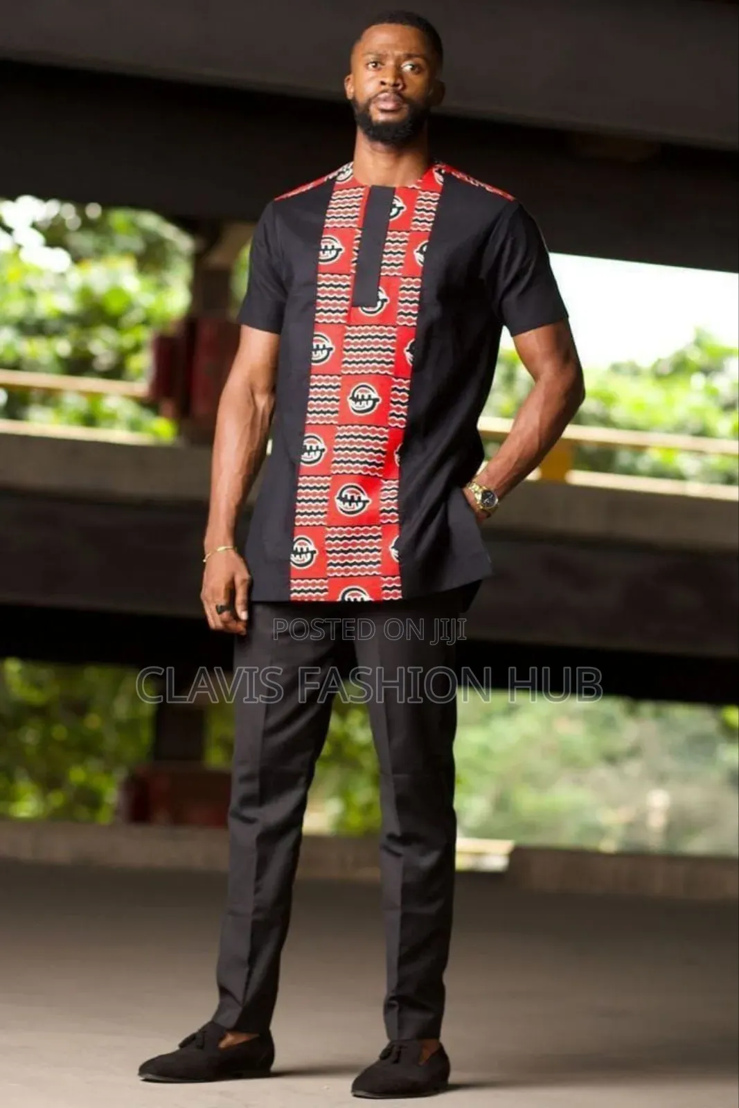 Short Sleeves Ankara Men Shirts Await You!