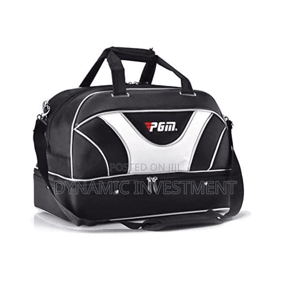 PGM Boston Holdall With Shoe Compartment (Black / White)