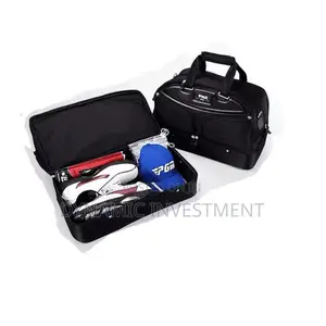 PGM Boston Holdall With Shoe Compartment (Black / White)