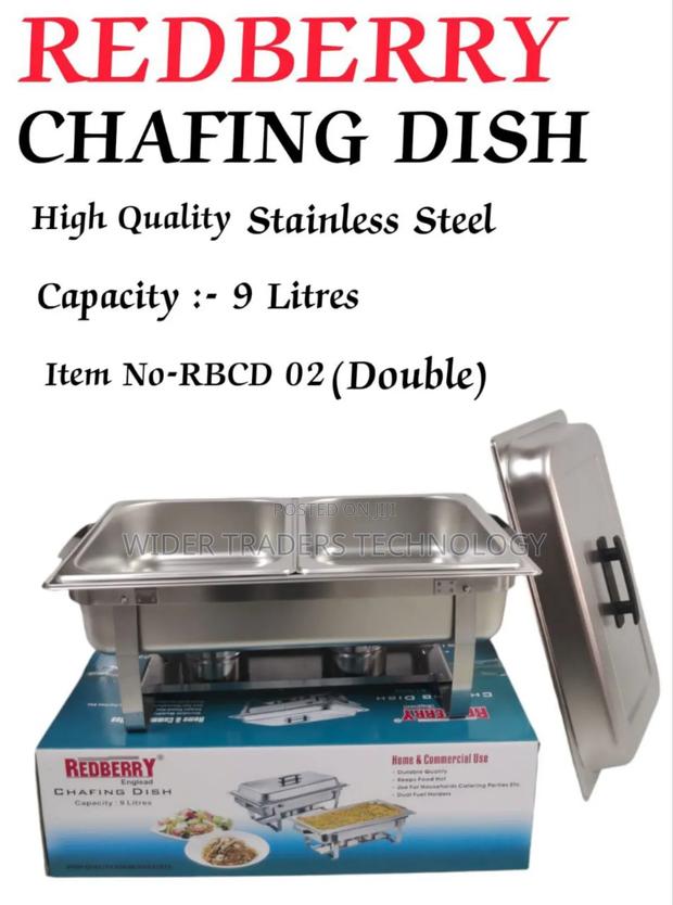 Redberry Chaffing Dish With Double Partition