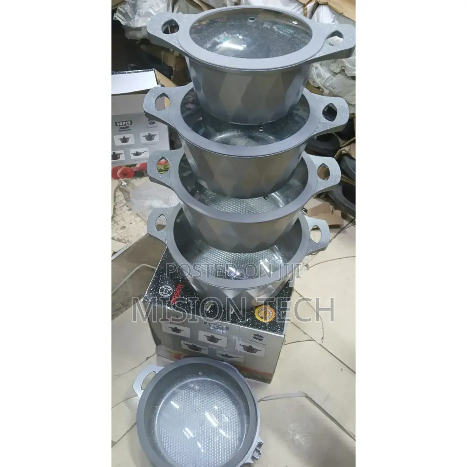 Bosch 10pcs German Granite Nonstick, Heavy Duty.