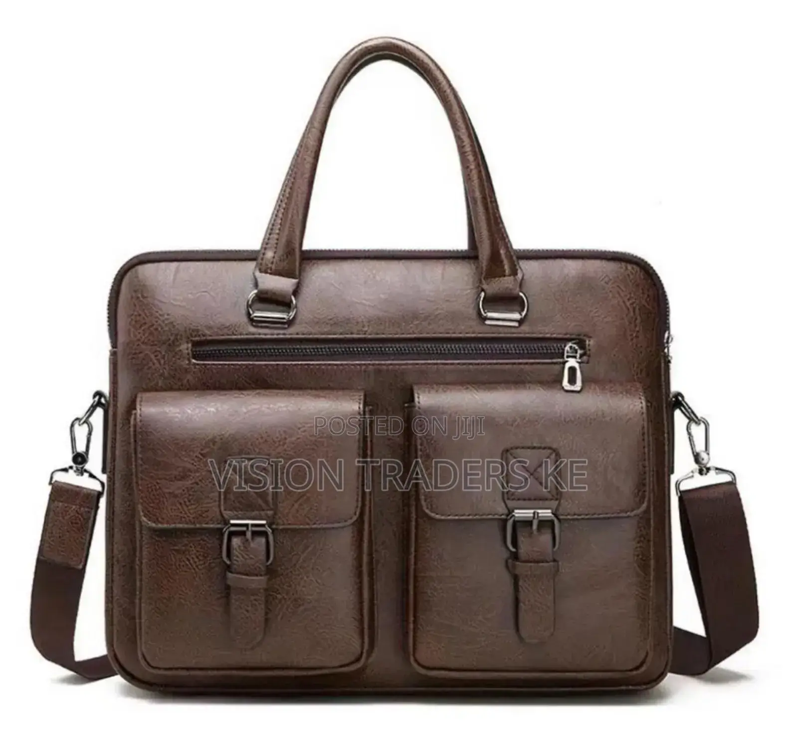 Jeep Buluo Double Pocket Laptop Bags.
Size 38*27cm Coffee