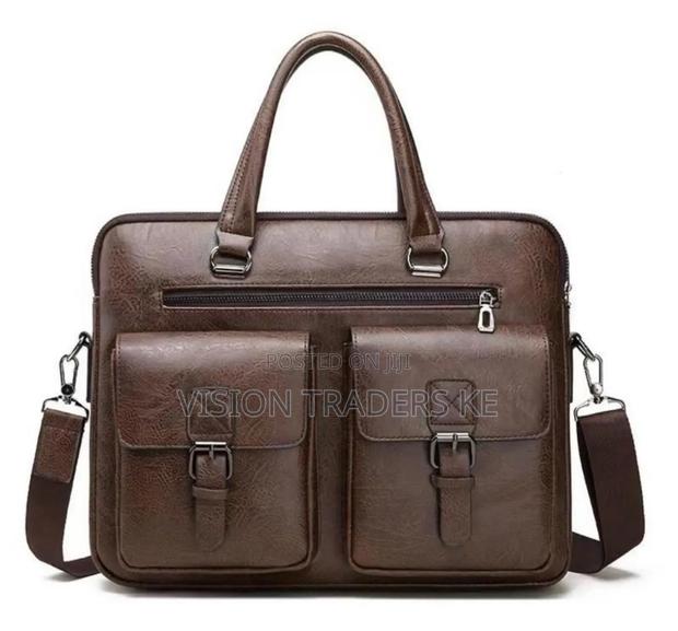 Jeep Buluo Double Pocket Laptop Bags.Size 38*27cm Coffee