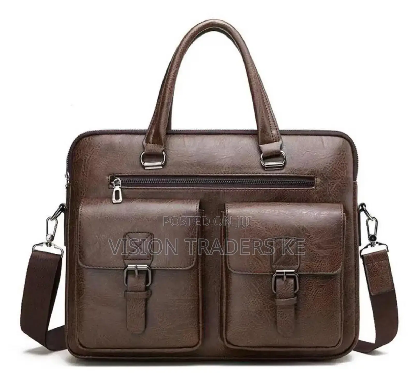 Jeep Buluo Double Pocket Laptop Bags.
Size 38*27cm Coffee