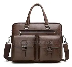 Jeep Buluo Double Pocket Laptop Bags.
Size 38*27cm Coffee