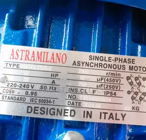 Electric Motor 10h Single Phase Italy Make