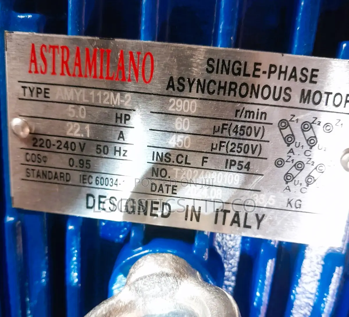 Electric Motor 5 Hp Made in Italy