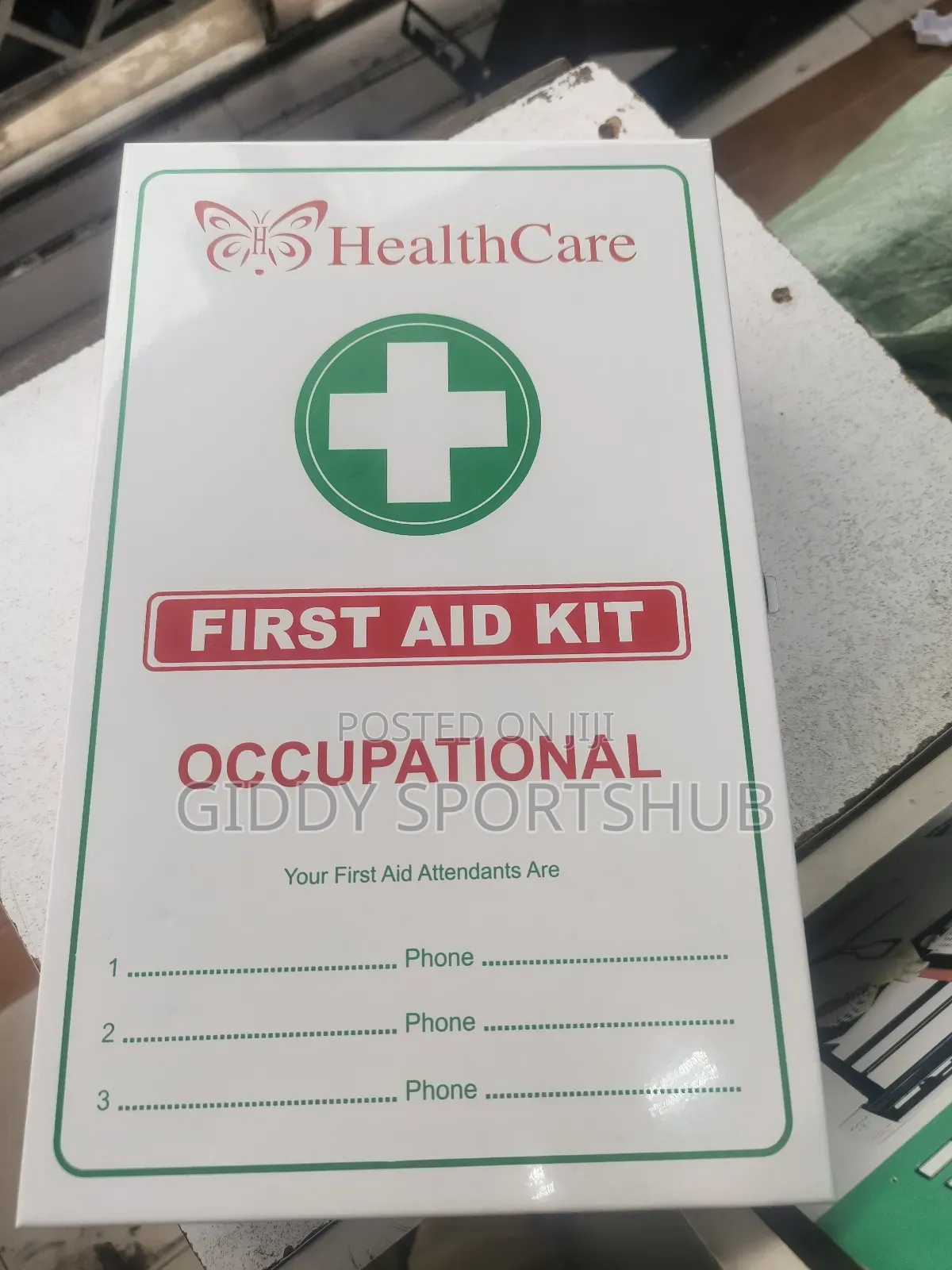 First Aid Kit Occupational Metallic