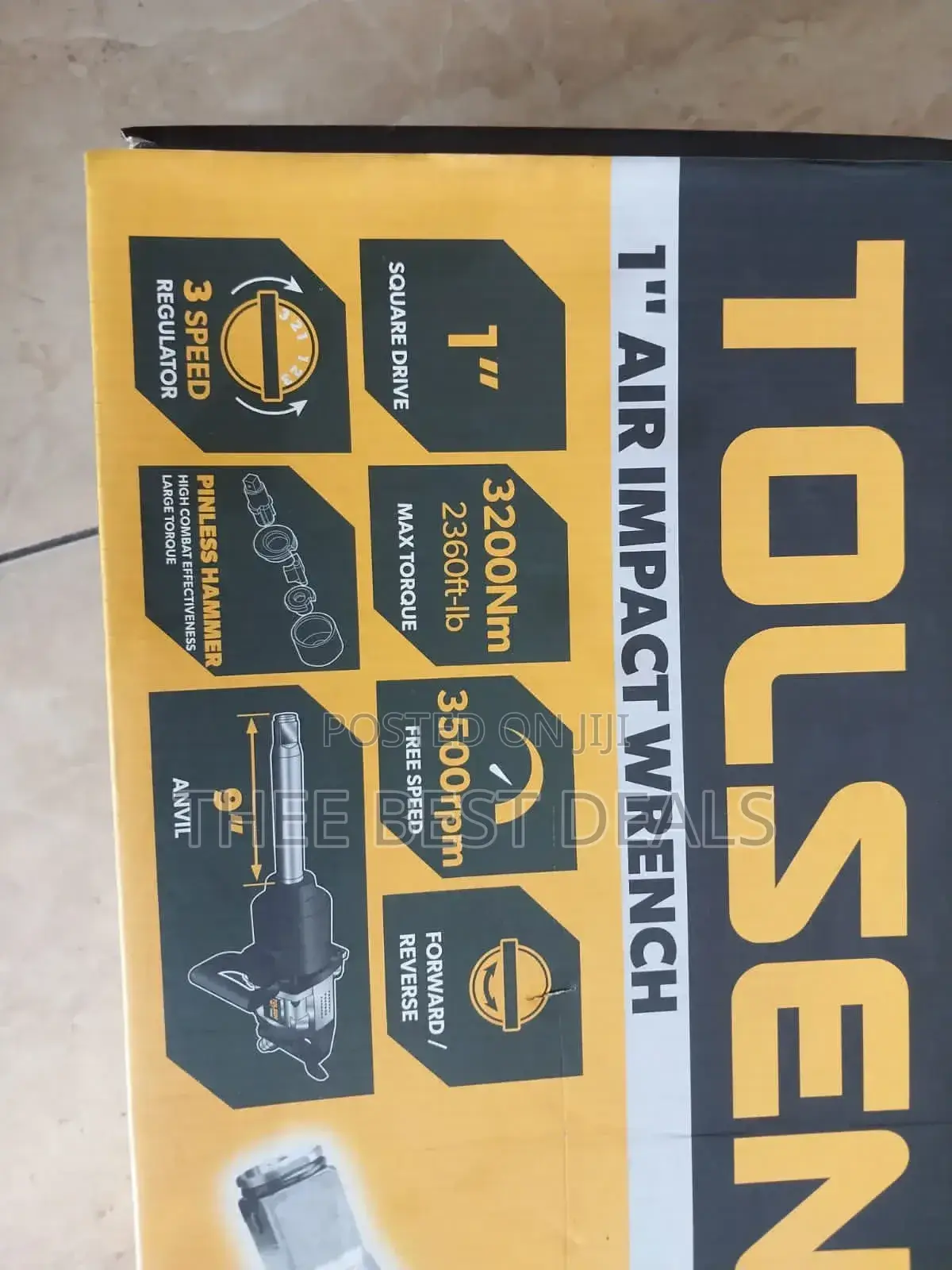 1" Pneumatic/Air Impact Wrench