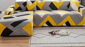 L-Seat Printed Cover + Free Pillow Cases