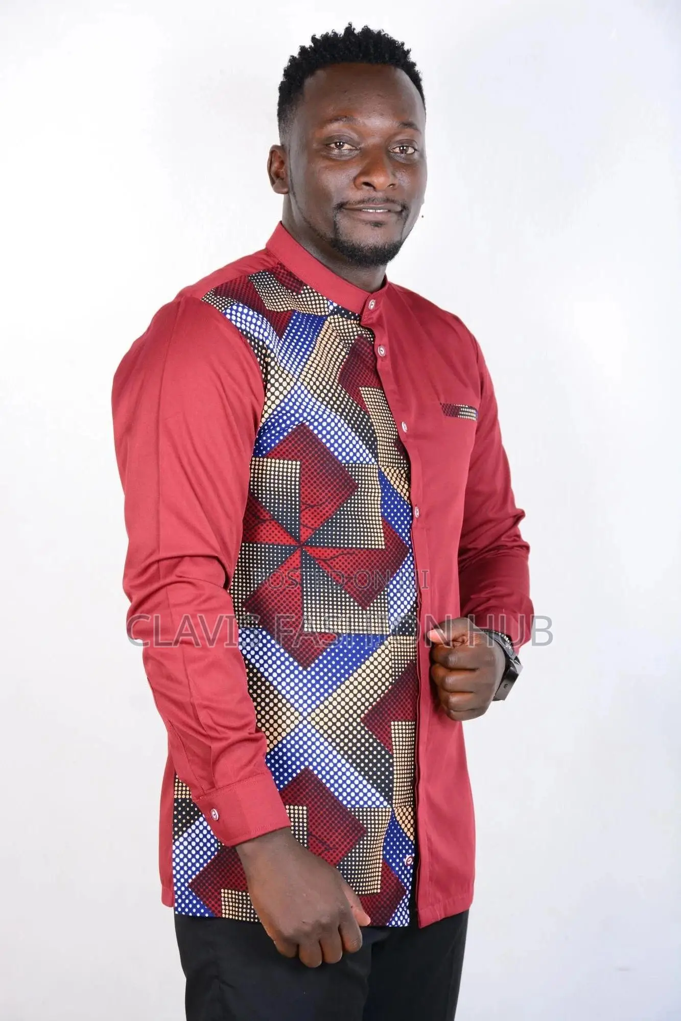 Maroon Shirt for the Executive Man