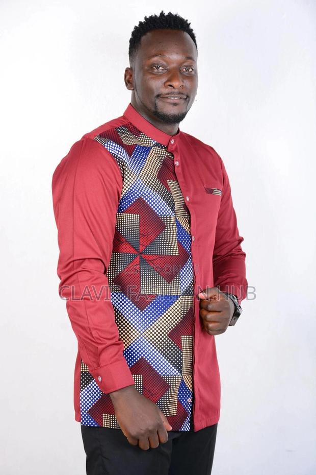 Maroon Shirt for the Executive Man