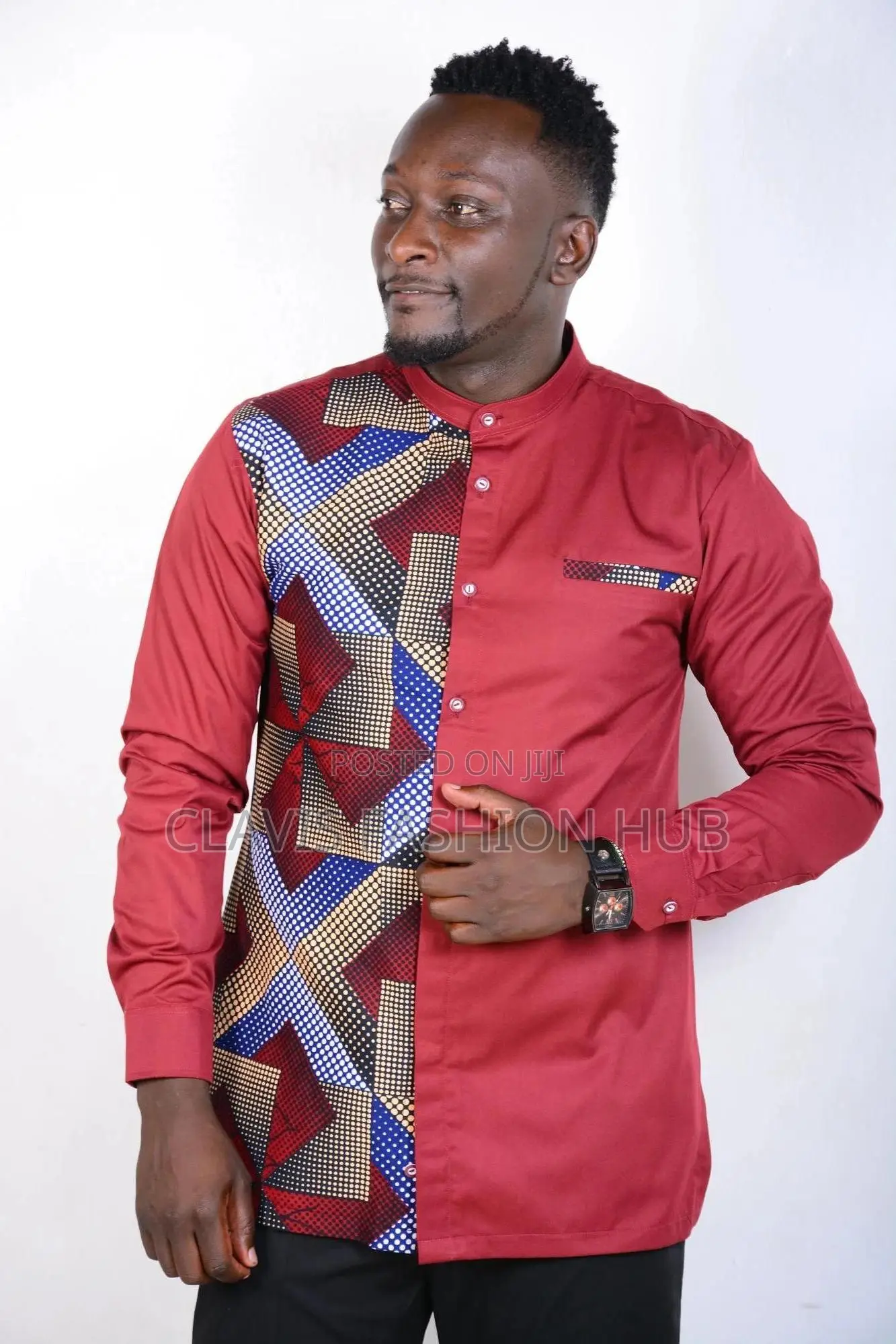 Maroon Shirt for the Executive Man