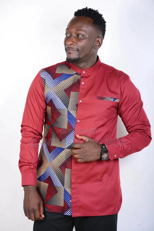 Maroon Shirt for the Executive Man - thumbnail 2