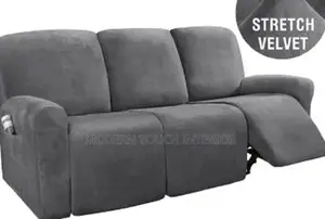 Grey Recliner Sofa Cover ( 3 Seater )