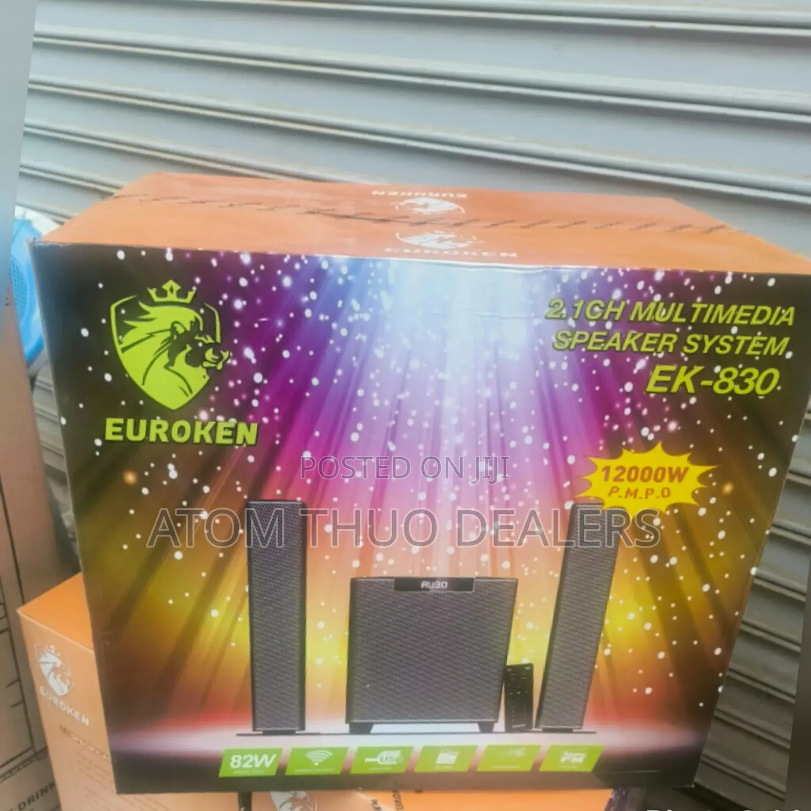2.1ch Euroken EK-830 Home Theatre System 12000watts