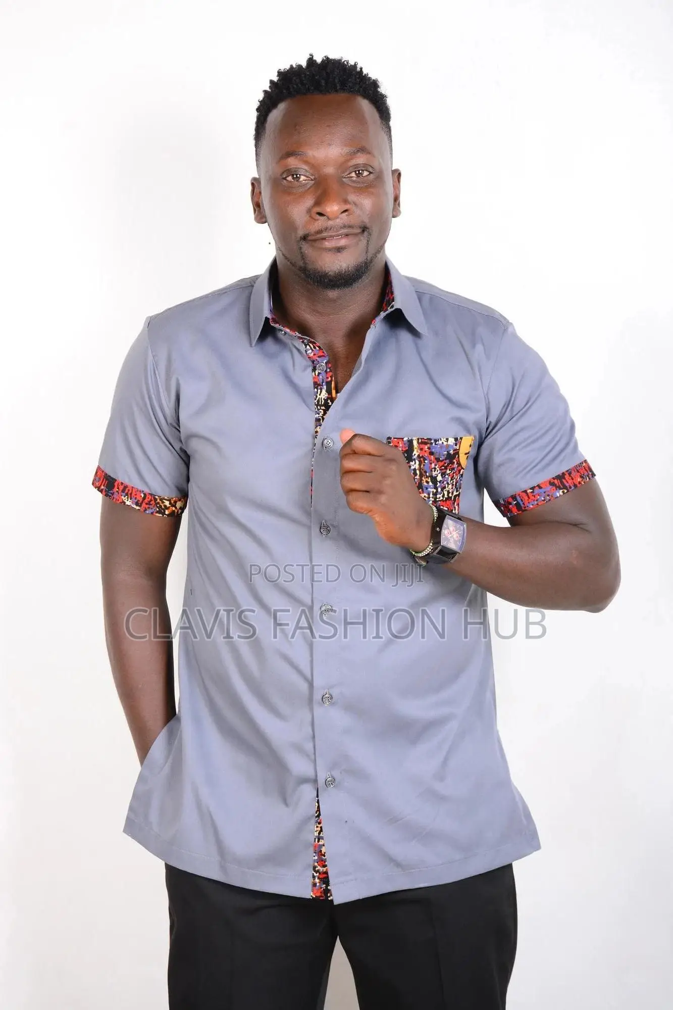 Ready Made Grey Men Shirts- All Sizes