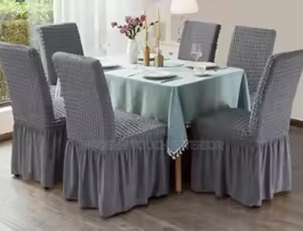 Stretchable Grey Dinning Covers