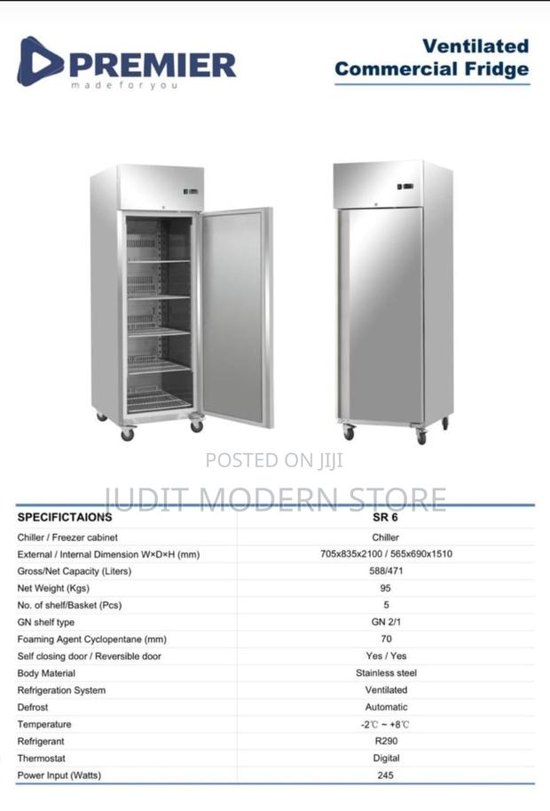Commercial Fridge With Automatic Defrots 588ltrs - main view
