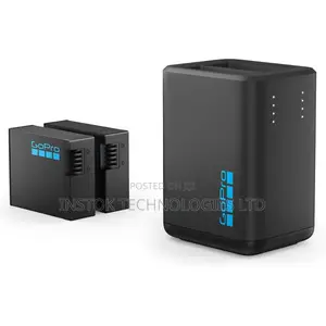 Gopro Dual-Battery Charger + 2 Enduro Batteries for HERO13