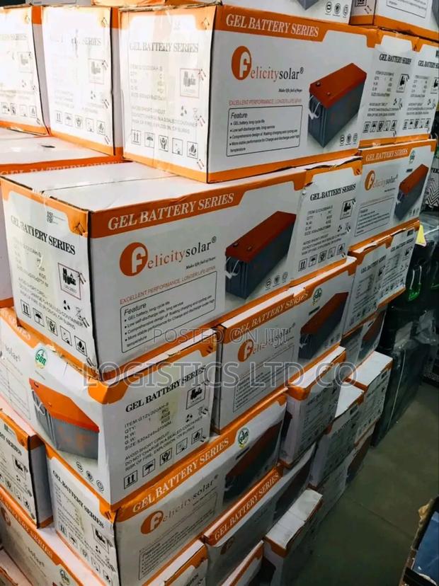 Felicity 12 Volt 200ah Deep Cycle Gel Solar Battery
