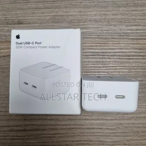 Apple 35W Dual USB-C Port Compact Power Adapter