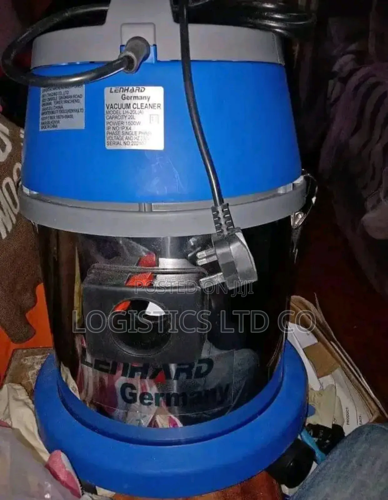 Lenhard Germany LH20LA 1500W 20litre Dry Vacuum Cleaner