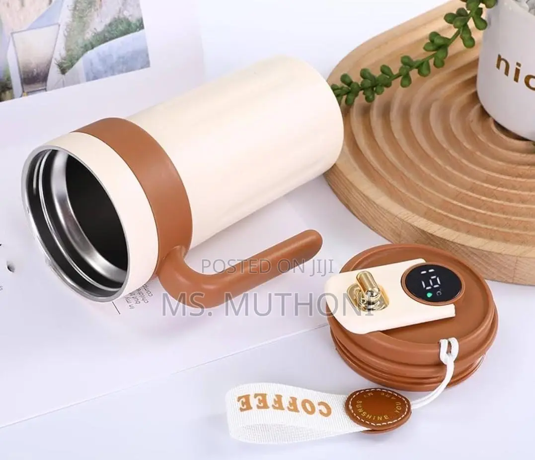 650ml Coffee Thermocup With Thermometer Indicator