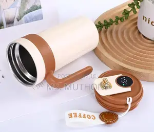 650ml Coffee Thermocup With Thermometer Indicator