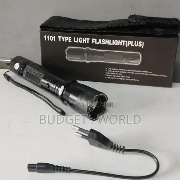 High Quality >1101 Type Flash Light Plus With Shock Flashlig