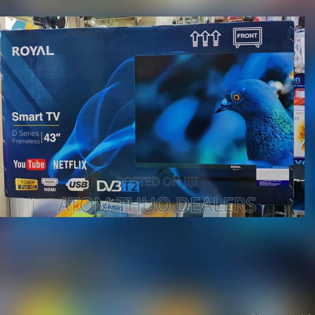 New Royal 43 Inches Smart Android With BT Tv - main view