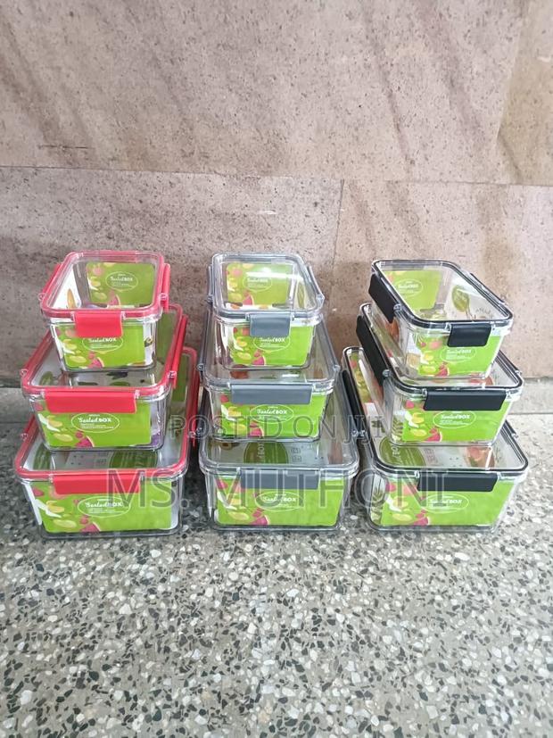 Clear Acrylic Food Storage Containers 2599 Per Set* - thumbnail 2