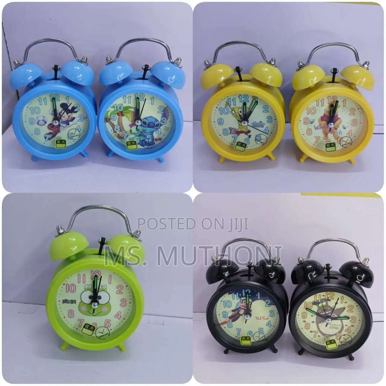 Cute Alarm Clock With Led Flash Light