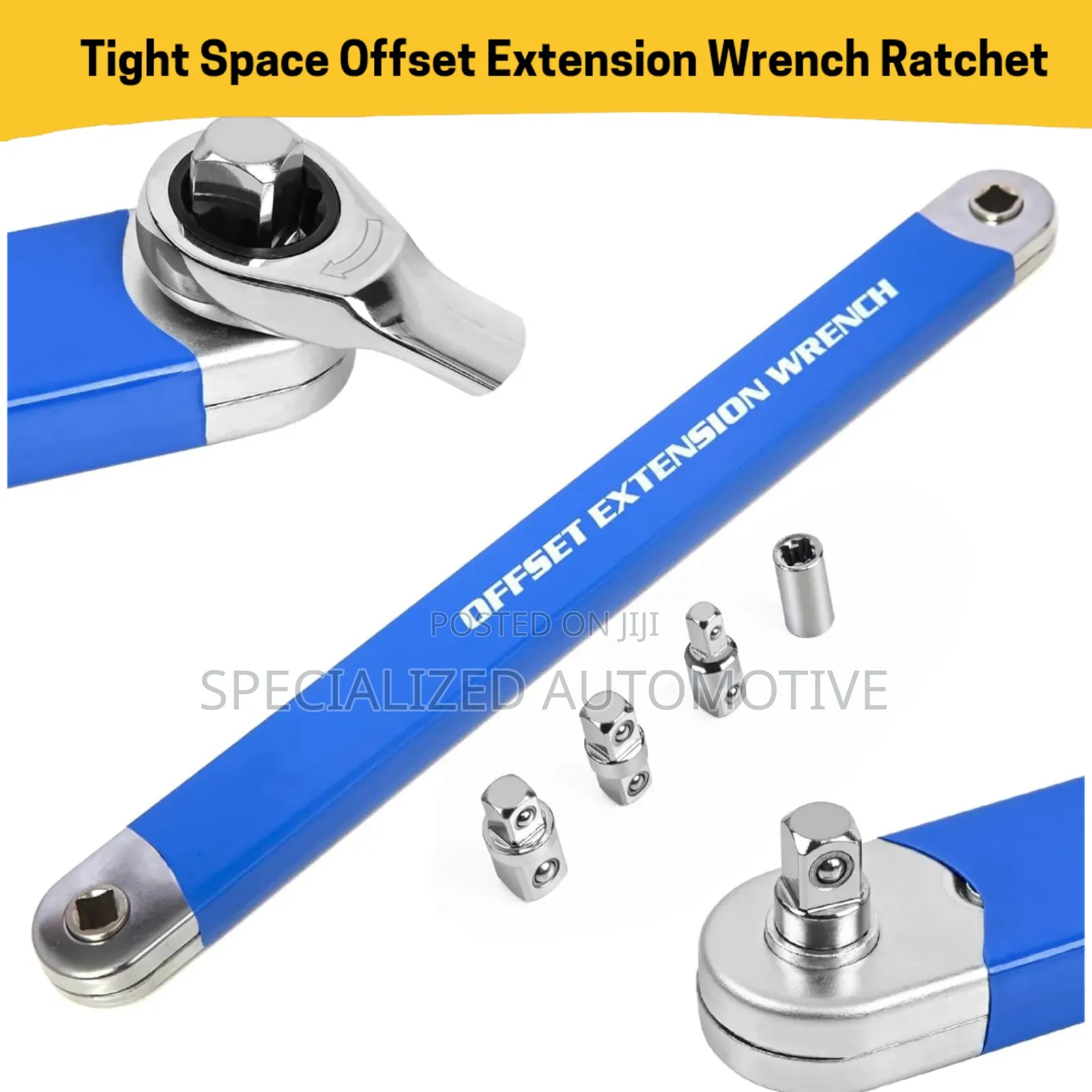 Tight Space Offset Extension Wrench Ratchet Spanner