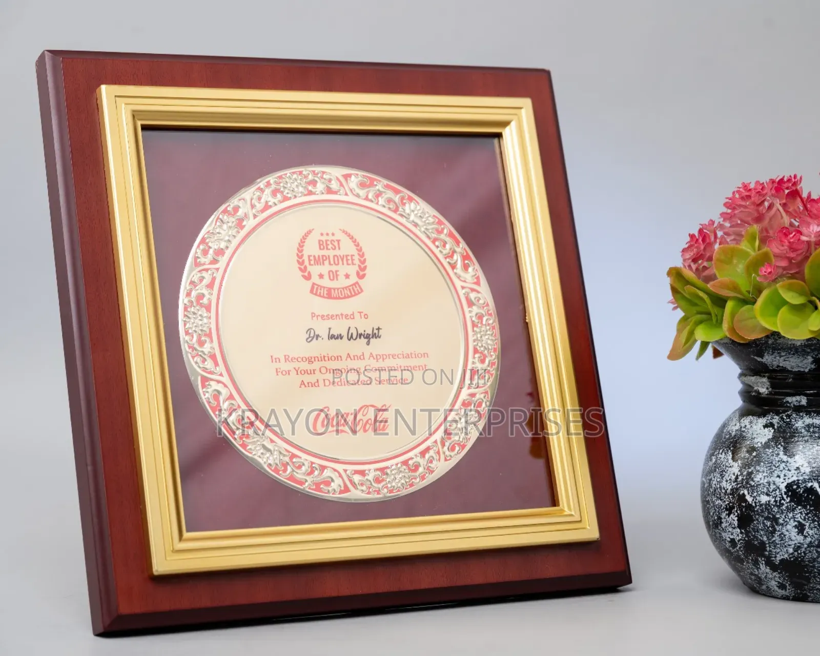 Wooden Award Sublimated