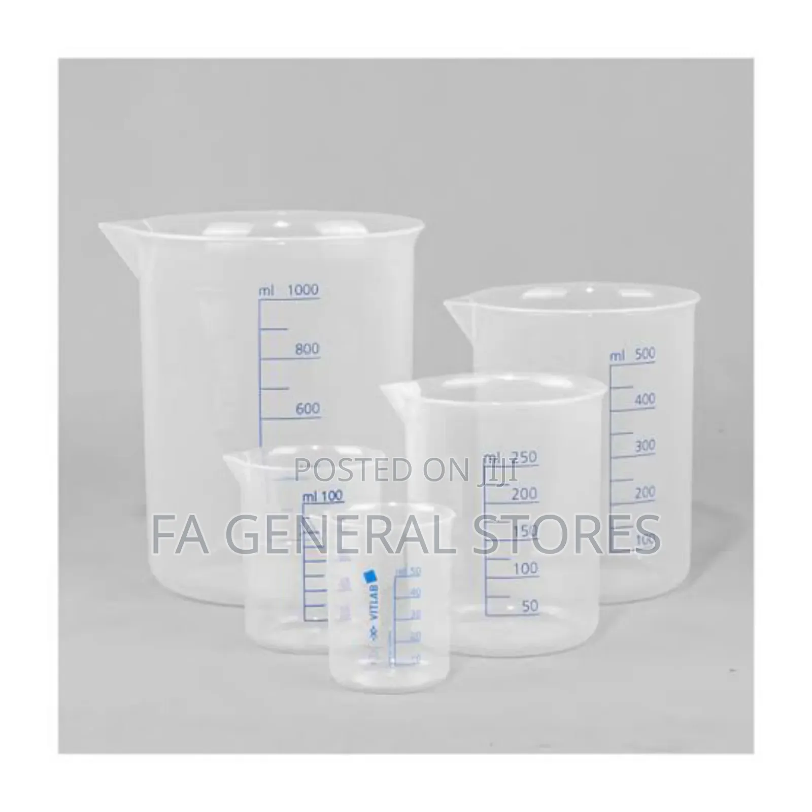 Glass and Plastic Beakers