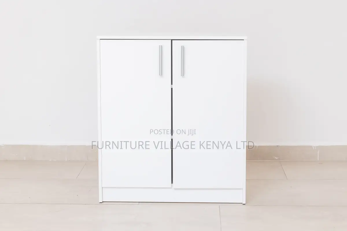 2 Door Storage Credenza Cabinet; Wooden Cupboard