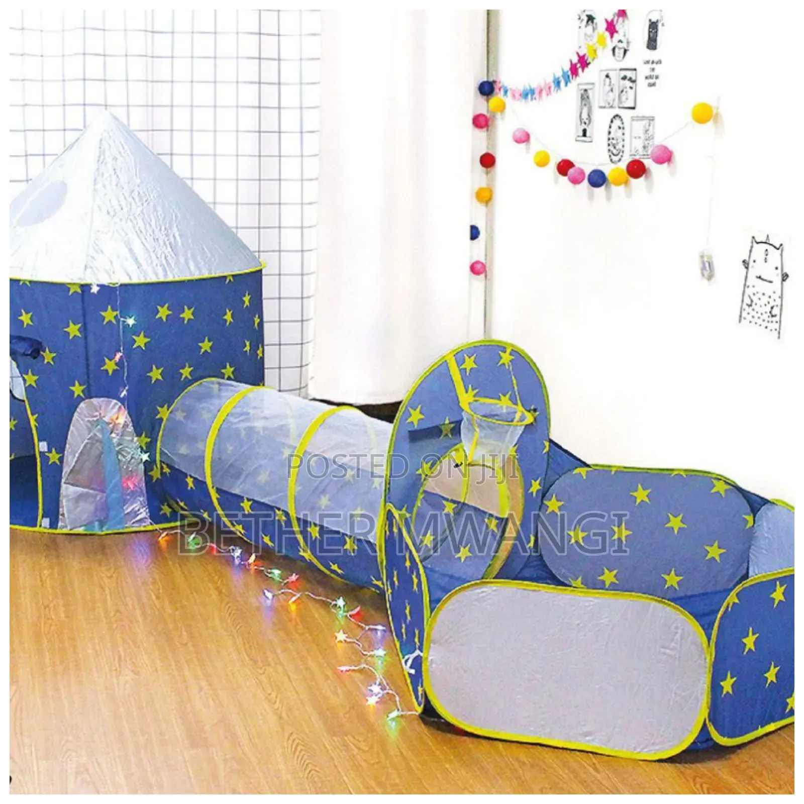 Rocket Ship Play Tent Playhouse for Boys and Girls in Kenya